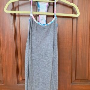 Workout Tank Top with Built-In Sports Bra